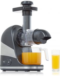 Kinsuite Juicer Machines-Slow Masticating Juicer with 2-Speed Modes, Cold Press Juicer Extractor Easy to Clean Quiet Motor Reverse Function with Brush for Fruits and Vegetables