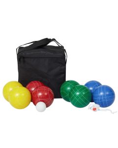 Kintness Bocce Ball Set 8 Balls - Kids & Adult Outdoor Family Games Ball Set with Carry Bag & Measuring Rope for Backyard Lawn Garden Beach
