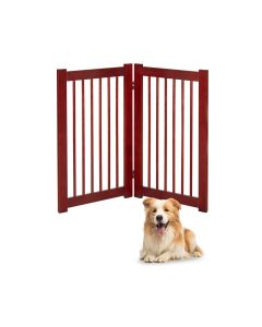 Kinpaw 40-Inch Wide Dog Gate-2 Panels, Safe Foldable Fence for Babies and Pets, Suitable for Independent Baby Gate at The Door of House Stairs, Safe and Environmentally Friendly
