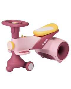 Kinbor Baby Kids Ride on Toy Wiggle Car - for Boys and Girl Ride on Car w/ Light and Music Twist Car for Toddler 2 Years Old and Up-Pink