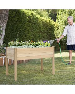 Kinsunny Upgraded Raised Vegetable Patio Garden Bed Elevated Planter Kit Easy Grow Gardening Vegetables