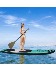 Kintness 11’Stand Up Paddle Board - Extra Wide Inflatable Standing Boat with Premium Sup Accessories & Backpack Paddle Leash Pump Non-Slip Deck