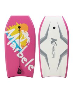 Kinbor 41” Lightweight Bodyboard - Board with Wrist Leash EPS Core & HDPE Slick Bottom, Perfect Surfing Board for Kids Teens Adults Gift